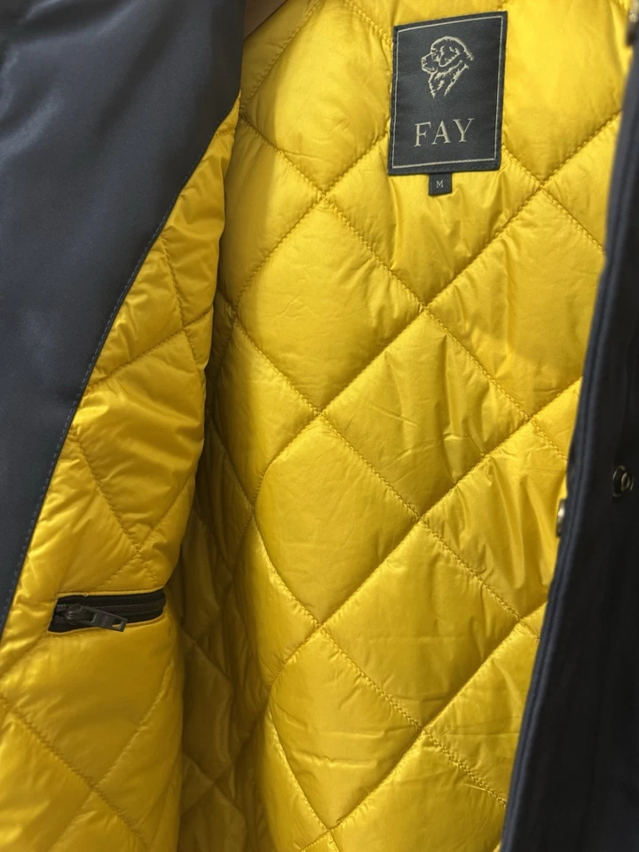 Fay Giubbotto Blu Con Cappuccio Luxury Fay Uomo XL - Immagine 4 di 4