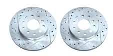11'' Rear Disc Brake Ford 9" inch Rear End Drilled Slotted Performance Rotors