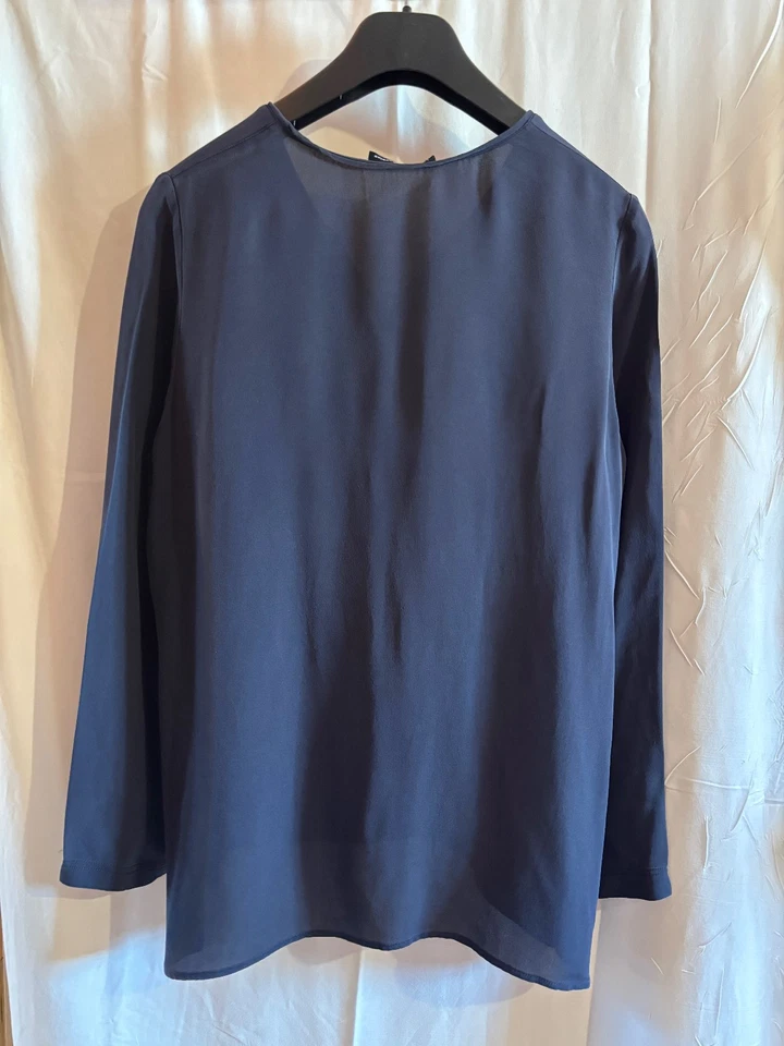 THE KOOPLES   blouse noire en soie  taille L ou 40 - Photo 3/4