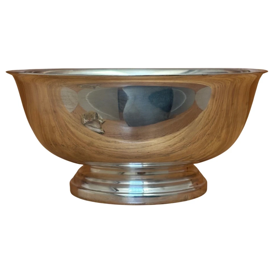 Vtg Gorham Silver Plate Footed Bowl Vanity Accessory Trinket Dish - Image 2 of 4