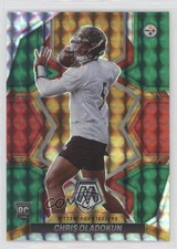 2022 Panini Mosaic Rookies Choice Red and Green Prizm Chris Oladokun #365 h3a
