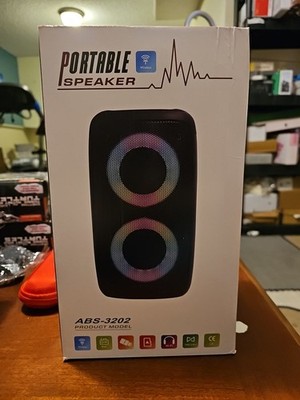ABS-3202 Portable Speaker Bluetooth Speaker New In Box