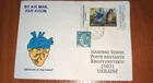 Envelope India Solidarity with Ukraine Support for Ukraine passed the mail