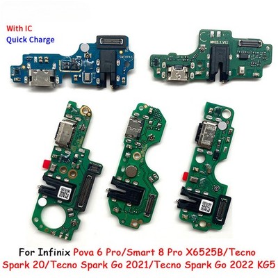 USB Charging Tail Plug Accessories for Infinix Pova 6 Pro/Smart 8 X6525B