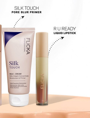 FLiCKA Primer + kostenlose Lippenstift-Kombination! 1 Grundierung kaufen 1 Li...