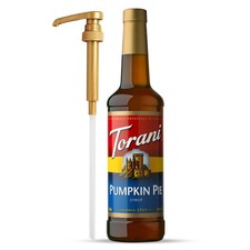 Torani Coffee Syrup, Pumpkin Pie, Pump Included, 25.4 Fl Oz