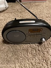 Emerson AM/FM/TV/Weather Band Table/Portable Radio w/Lighted LCD Clock RP1103 4