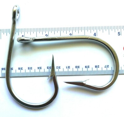 20 GT Stainless Steel Big Game Tuna Hooks size 12/0 7691S
