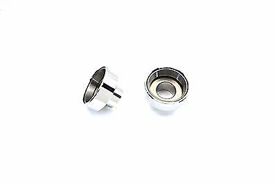 Chrome Fork Neck Cup Set for Harley Davidson by V-Twin