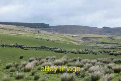 Photo 6x4 Open cast workings, Ponesk Glenbuck Surviving fields in the for c2015