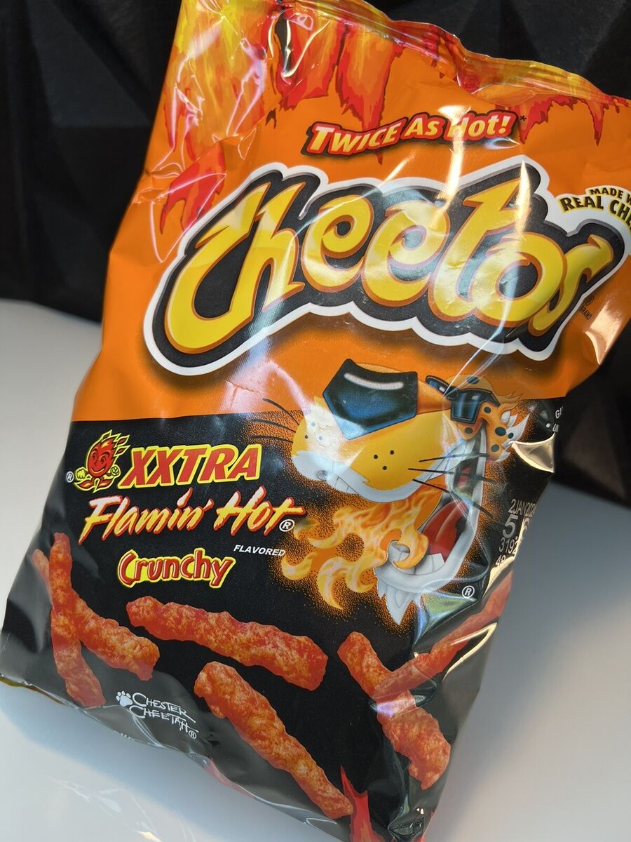 Cheetos Crunchy XXTRA Flamin' HotCheese Flavored Snack Chips, 8.5 oz Bag