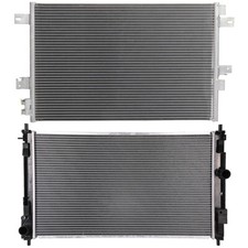 Radiator & AC Condenser Cooling Kit For 2008-14 Jeep Patriot Dodge Avenger l4