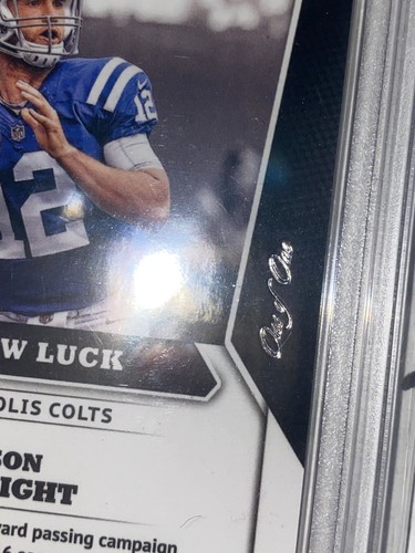 Andrew Luck 2018 Panini National VIP BLACK SHIMMER 1/1 Colts PSA 10 WOW RARE - Picture 11 of 12