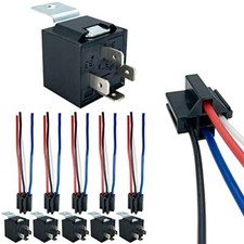4 Pin Relay 40/30a 12v Automotive Relay Kit Spst 12volt Auto Relay With Pigtail