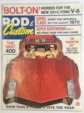 VTG Rod & Custom Magazine June 1970 Street Dave Puhl GTO Phaze II 351 Ford Auto