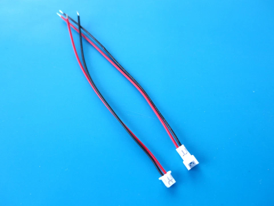 5 Paar JST SH 1.25 2-Pin kompatibles Kabel Micro Mini Stecker + Buchse - Bild 4 von 4