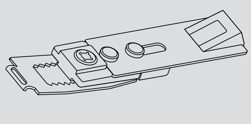 GEZE Fermo MOD. SLITTA per chiudiporta
