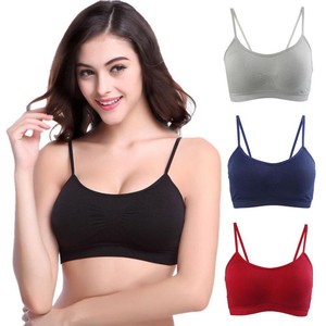 padded crop bra