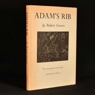 1955 Adam's Rib Robert Graves James Metcalf Illustrated Signed Limited Edition