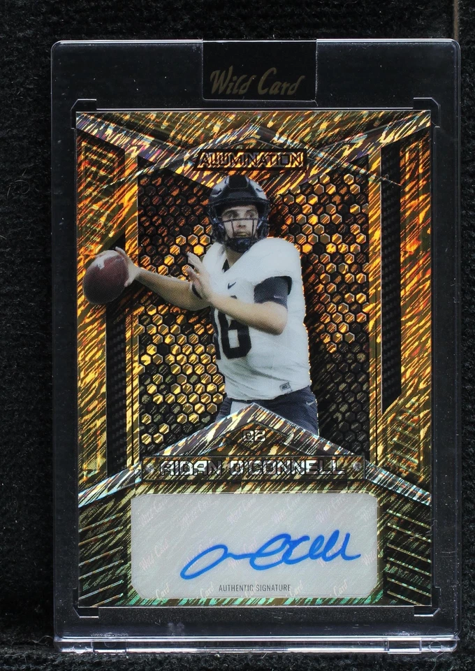 2023 Wild Card Alumination Draft Aidan O'Connell #AB-1