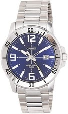 CASIO MTP-VD01D-2BVUDF OROLOGIO UOMO ACCIAIO BLU DATA 43mm SOTTOCOSTO