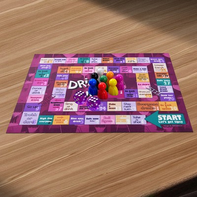 Nacht Trinkspiel Interaktives beschwipst Trink Brettspiel 2-8 Spieler für Erwachsene