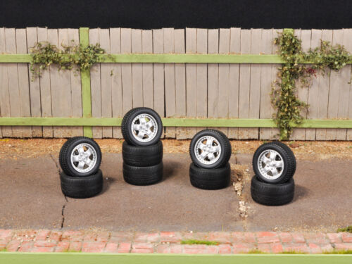 15" Honda CR-X Mugen Räder - 1:18 Modellauto BBS Diorama Tuning Alufelgen