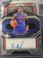 Saddiq Bey Rookie Penmanship Autograph RC - 2020-21 Panini Prizm Basketball