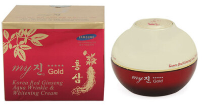 MYJIN GOLD Red Ginseng Aqua Wrinkle & Whitening Cream 50ml Anti