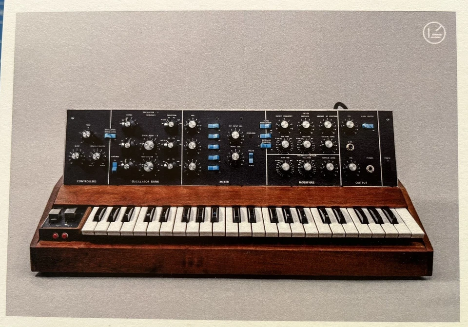 Minimoog Model C Prototype Original Postkarte MOOG * NEU NEW * - Bild 2 von 3