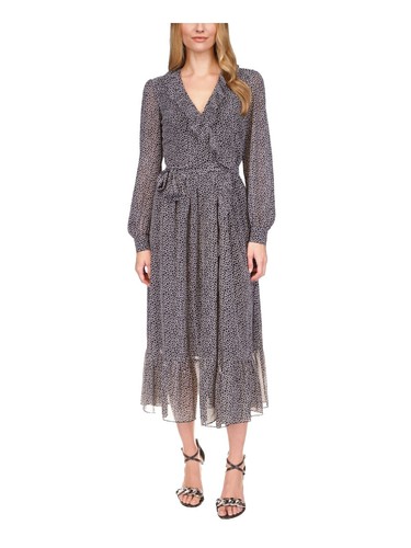 MICHAEL Michael Kors Gold Ring Faux-Wrap Dress Sz XS | eBay