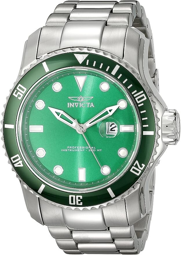 Invicta Pro Diver Green Dial Men's Watch 20096 MSRP $795 | eBay