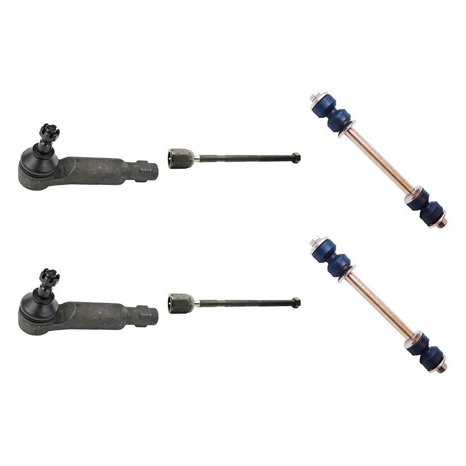 Barra estabilizadora de extremo de varilla de amarre delantera Mevotech 6 piezas para Mercury Capri 1982-1986 Foto 2 de 4