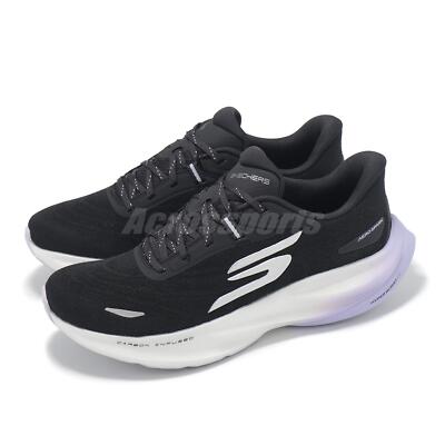 Skechers SKX Aero Spark Black Purple Women Road Running Shoes