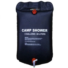 Camping Shower Portable SOLAR 5Gallon Outdoor Camping Hiking Water Bag
