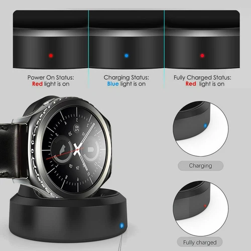 Für Samsung Galaxy Gear S2 S3 S4 Smartwatch Wireless Ladegerät Ladekabel Dock - Bild 5 von 9
