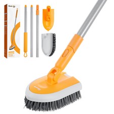 Shower Cleaning Brush, Bath Tub and Tile Scrubber Brush with 42" Extendable Long