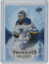 17-18 2017-18 Upper Deck Ice #119 Ville Husso Rookie Premieres 0238/1299 Blues