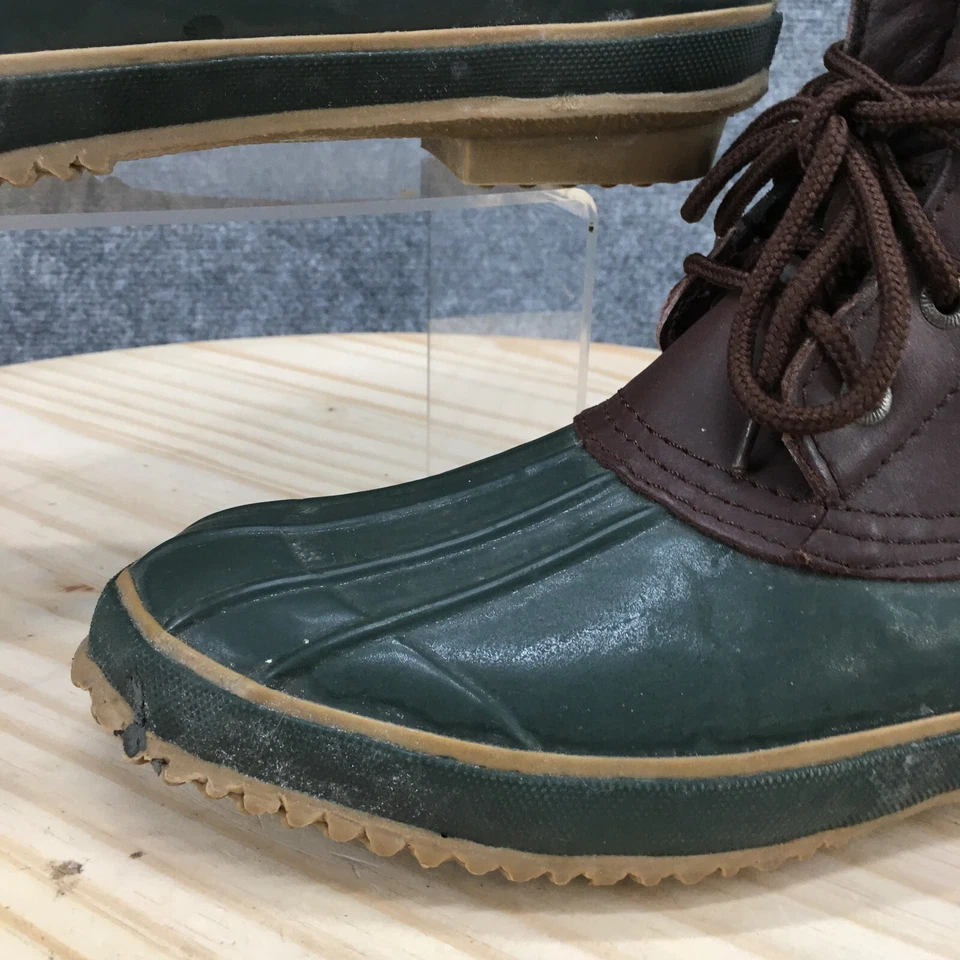Botas Sporto Duck para mujer 11 Thermolite acero caña verde con cordones cómodas tobillo Foto 4 de 4