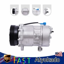 AC A/C Compressor & Clutch For VW Jetta Golf 1.8L 1.9L 2.0L CO 1206JC TEM254408
