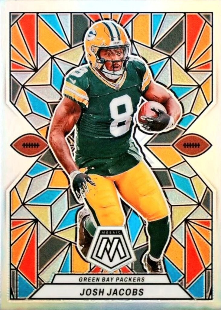 2024 Panini Mosaic JOSH JACOBS Stained Glass