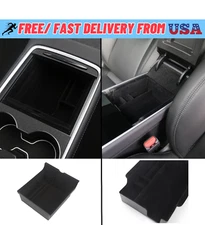 2-in-1 Center Console & Armrest Storage Organizer Box Tesla Model 3 2017-2023