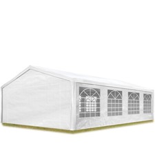 Tendone per Feste TOOLPORT 5x8 m, Gazebo PE circa 180 g/m², bianco