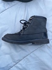 Nautica Kids Boys Faux Leather Boot with Embossed Lug Sole Size 2 No Box