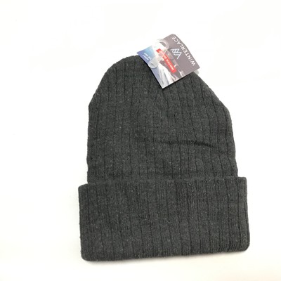 Women Hat Skull Cap Warm Solid Knit 