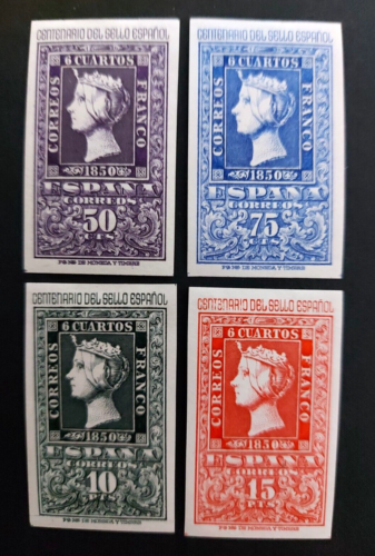 SPAIN STAMPS 1950 SET EDF1075-76-77-1078  MH  (SP48) - Photo 1/2