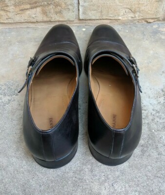 Magnanni Lucio Double Monk Strap dress Shoes Dark Grey calf  display picture 1