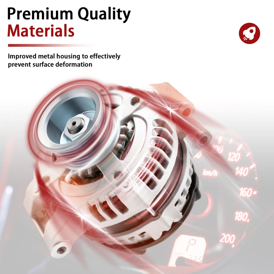 For Acura TSX 2.4L 04-08 CSX 2.0L 06-08 Honda Accord 03-07 Alternator 13980 - Image 4 of 4