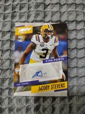 jacoby stevens 2021 prestige draft rookie auto eagles lsu #PS-JST