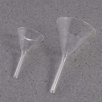 5pcs Analytical Chemistry Glass Triangle Feeding Funnels Labware 40 mm - Image 1 of 4